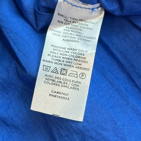 LOFT Blue Top Size 10 NWT - Picture 5 of 5